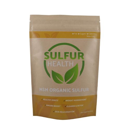 MSM Organic Sulfur - 99.9% Pure MSM Supplement - Lab-Tested & Certified (1 Pound)