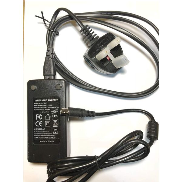 Replacement for 5V 1.5A 12V 1.5A 5 Pin AC Adaptor for Philips SPD5100CC/05 External Hard Disk