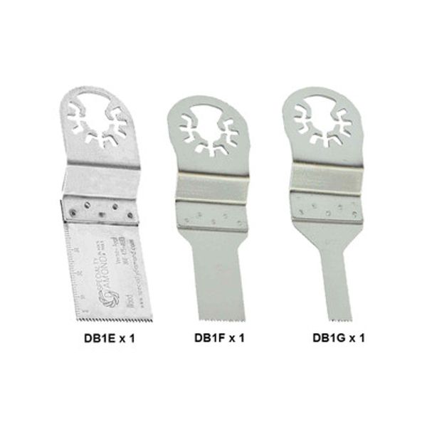 Versa Tool DBMTKIT9 3Pcs Universal Multi-tool Oscillating Blade Assortment Pack