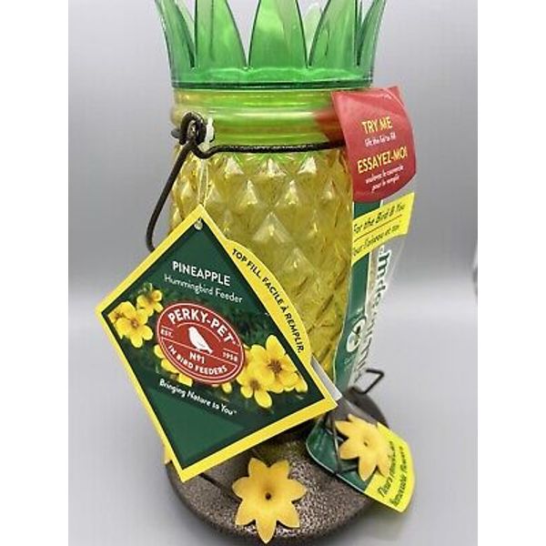 Perky Pet Pineapple Hummingbird Nectar Feeder 10”