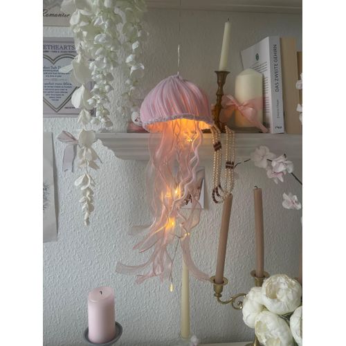 Pipe Cleaners Craft Kit Arts and Crafts for Kids Ages 8-12 Girls Craft Supplies DIY Jellyfish Light Crafting Set for Adults Women Led Lantern Toy Gifts for Teen Girl Gifts Trendy Stuff Room Decor Set