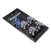 Skull Shiny Chrome Universal Valve Caps