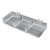 Azar 225503 3-Compartment Tray for Pegboard/Slatwall