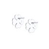 Elli Women Silver 925 Sterling Silver Cloverleaf Earrings