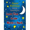 Birthday Card for Great Grandson (Moon and Back)