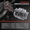 2x Front Left & Right Brake Calipers w/ Bracket for Nissan Quest 2004 2005-2017