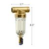 Reusable Home RO Whole House Spin Down Sediment Water Filter Pre-Filter System