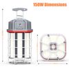 150W LED Temporary Work Light 21150lm Linkable Construction Jobsite Light 5000K