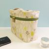 AF8362 Vanity Pouch, Slim Type, Makeup Pouch, Makeup Box, Divider Board, Functional, Scandinavian, Beige