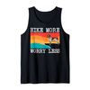 Hike More Worry Less German Wirehaired Pointer Dog Hiking Tank Top