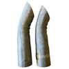 2pc 11.5" Tractor/Bulldozer Angle Exhaust Extension Tips 2-1/2" Diameter #07605