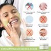 Teami Matcha Green Tea Facial Scrub - Natural Exfoliating Body Scrub & Face Scrub - Organic Face Exfoliator Sugar Scrub - Exfoliating Face Wash with Lemongrass - Non-Greasy Face Exfoliant USA Made