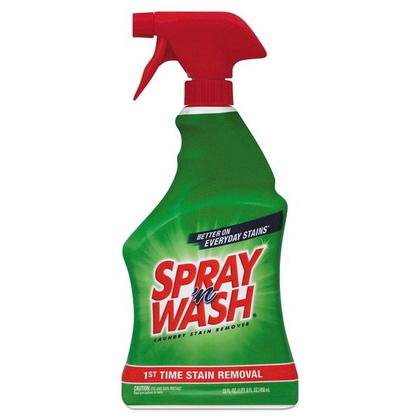 Spray N Wash 22OZ Laundry Stain Remover, 22 Fl Oz (Pack of 1), Green, Red