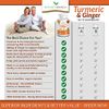 Extra Strength Turmeric Curcumin and Ginger & BioPerine - 1965mg Joint Support Supplement for Aches with Black Pepper Powder Extract - Premium Made in USA | Vegan Natural Non GMO Pills | 90 Capsules