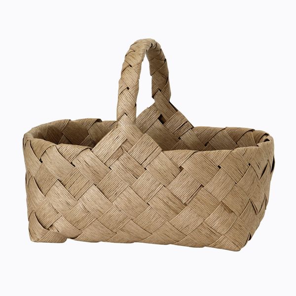 SPICE OF LIFE ALLZ1050 Nordic Paper Handle Basket Nordic Birch Style Rect