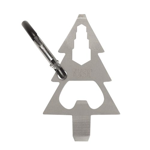 UST Stainless-Steel Tool A Long Multi-Tool Carabiner, Pine Tree
