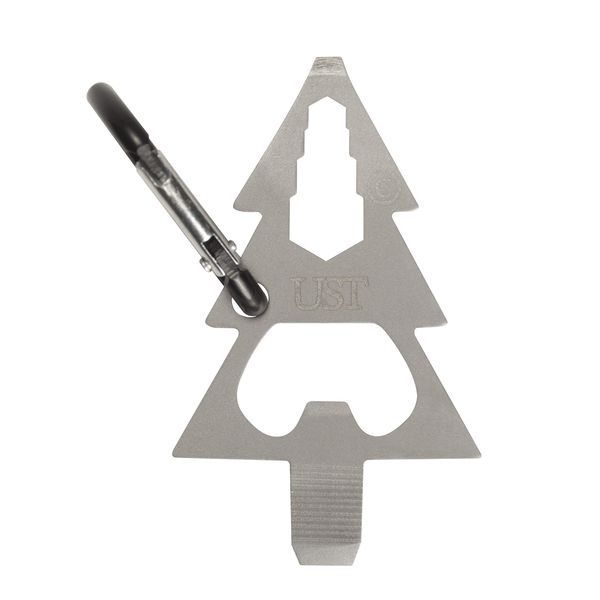 UST Stainless-Steel Tool A Long Multi-Tool Carabiner, Pine Tree