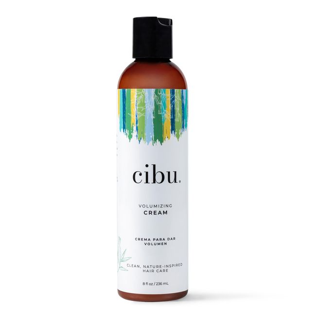 CIBU Volumizing Cream | Cream for Adding Body to Hair | Creme Product for Hair Thickening | Volume Creme for All Hair Types | Volumizing Lotion for Hair | Hair Thickening Product for Women | 8 Ounces