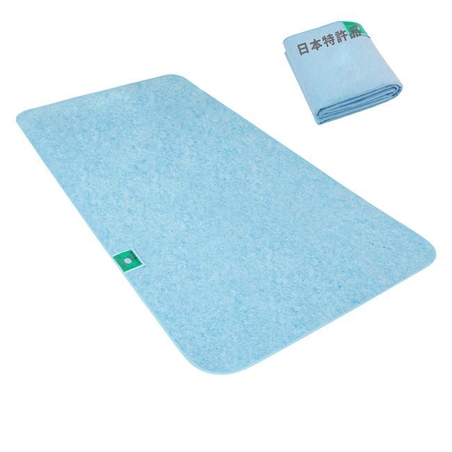 [Japan Patent Product] Dehumidification Sheet, Dehumidification Mat, For Bedding, Moisture-Proof, Mite Proof Sheet, Absorbent Sheet, Washable, Condensation Prevention, Moisture Sensor, Mildew Resistant, Dust Mites, Deodorant, 35.4 x 70.9 inches (90 x 180 