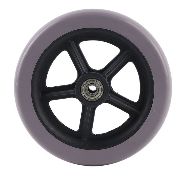 Garosa Wheelchair Front Wheels, 6 Inch Front Caster Disabled Anti-Slip Rubber Wheels Wheel Replacement for Wheelchairs, Rollators, Walkers,trolley