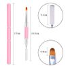 PolyGel Brush and Picker Brush tool for UV Poly Gel (Pink)