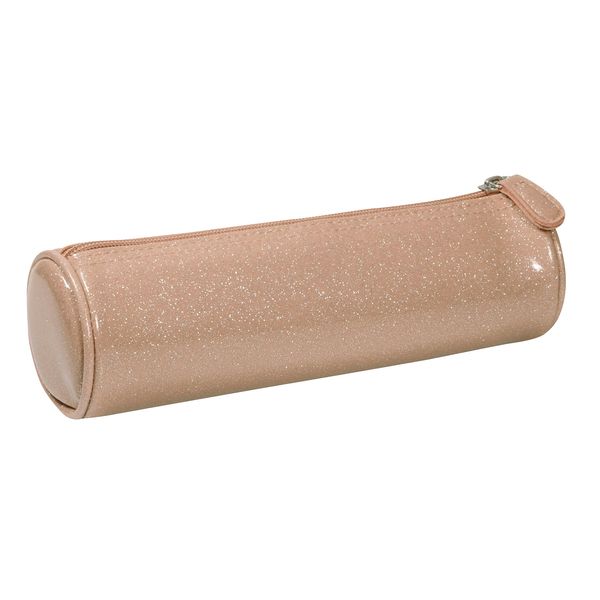 Exacompta - Eden 99722E - Round Pencil Case - 22 x 6.5 cm - Random Colour