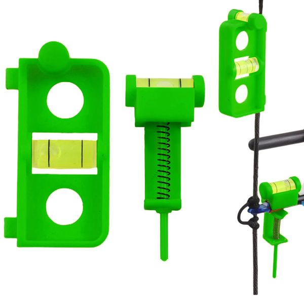 Compound Bow Level Kit Balance Ruler Composite Pulley Adjustment D Ring Position Vertical Horizontal Archery Arrow Leveling Bubble