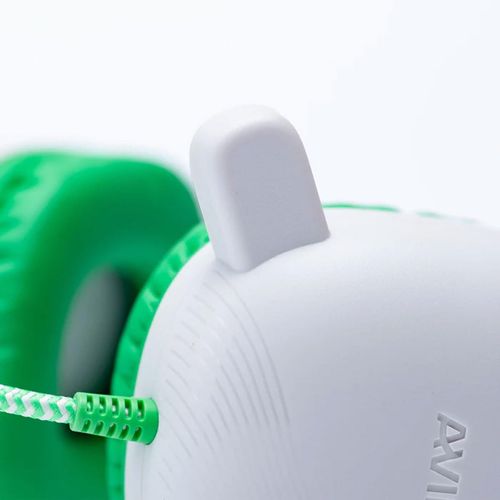 Avid AP-400 WonderEars Classroom Headphone with Microphone, USBC, Green