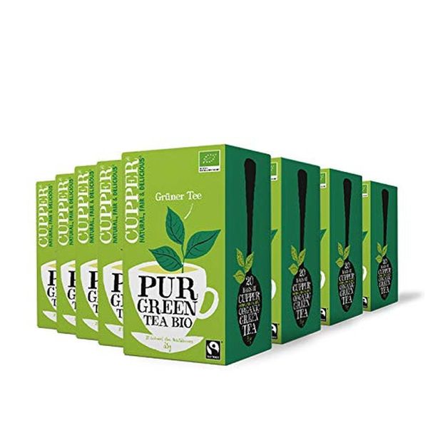 German direct purchase Cup Puffer Green Tea (20 bags) - Bio 8 packs, quantity, see details