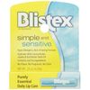 Blistex Simple and Sensitive Lip Moisturizer, Hypo-Allergenic with Cocoa & Shea Butter, No Flavor or Fragrance, 0.15 oz (Pack of 5)