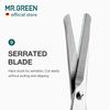 MR.GREEN Mustache Scissors Nose Hair Scissors Beard Trimmer Stainless Steel Ear Facial Hair Removal Tools With Rounded Tips Makeup tools