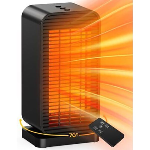 Space Heater, Portable Electric Heaters for Indoor Use with Thermostat, 3 Mod...