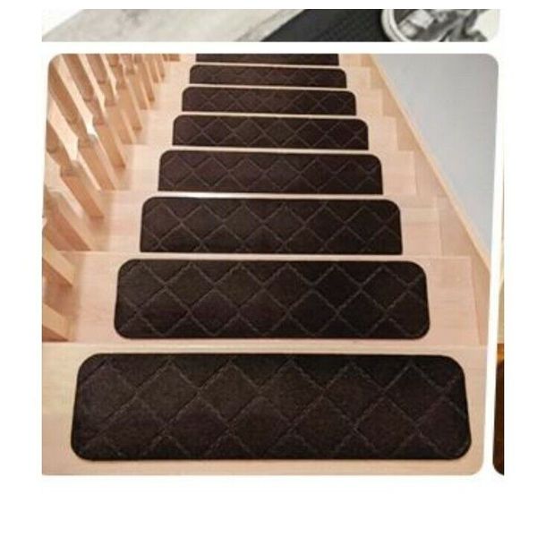 Seloom Stair Treads Carpet Non-Slip with Non Skid Backing Specialized for Indoor