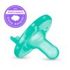 Philips AVENT Soothie Snuggle Pacifier Holder with Detachable Pacifier, Sloth, 0m+, SCF347/07
