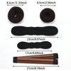 LTHYHJ Hair Bun Maker Set 31 Piece Styling Accessory Set The Most Complete Styling Accessory Set (Brown)