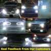 H7 LED Headlight Bulbs Conversion Kit Hi/Lo Beam 80W 8000LM 6000K Super Bright