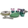 Dantoy XHP-2681 Green Bean 22-Piece Dinnerware Set