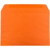 JAM PAPER 9 x 12 Booklet Colored Envelopes - Orange Recycled - 25/Pack