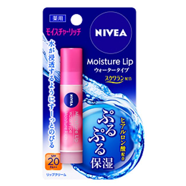 [Kao] Nivea Moisture Lip Water Type Moisture Rich 3.5g (Quasi-drug) [Cosmetics]