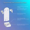 simpletome UPGRADED Adhesive Electric Toothbrush Holder Wall Mounted Adjustable Toothpaste Organizer 4 Pack (White)