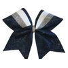 Navy Blue Glitter Cheer Bow