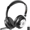 Bluetooth Work Headphones with Microphone USB Dongle Gaming Headset for PC/Phone