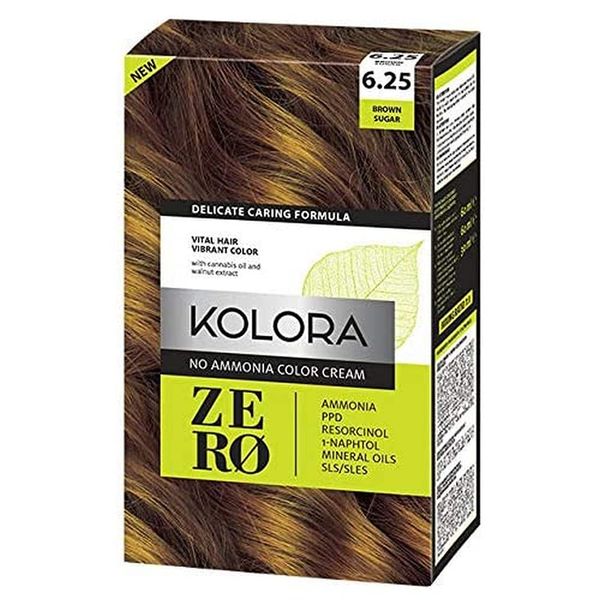 KOLORA ZERO 6.25 BROWN SUGAR AMMONIA HAIR DYE