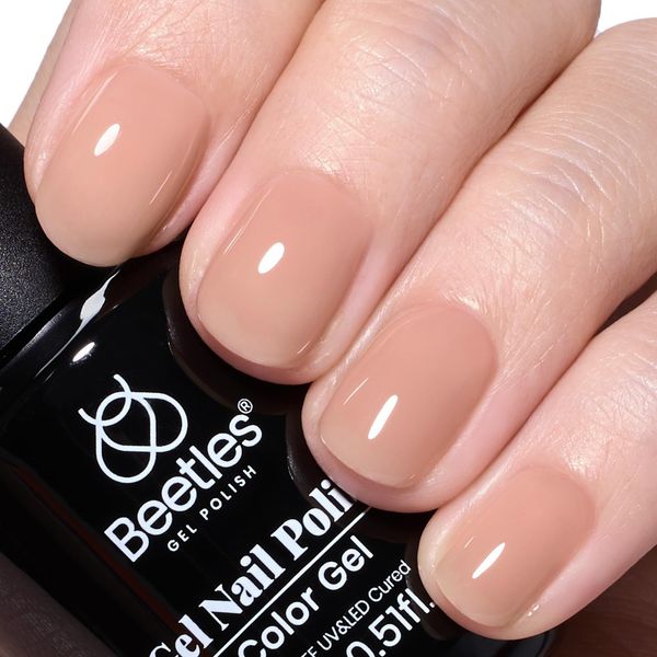 Beetles Jelly Gel Nail Polish,1 Pcs Translucent Color Neutral Gel 15 ml Mocha Mouse Cake Gel Polish Soak Off LED Nail Lamp Gel Polish Nail Art DIY