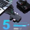 USB 3.0 Multi Card Reader, 8 in 1 SD Card Reader Hub Adapter for SD/TF/CF/XD/MS/Micro SD/USB 3.0, Read 8 Ports Simultaneous for SDXC SDHC CFI Micro SDXC/SDHC MS MMC UHS-I,for Windows/Mac/Linux/Android
