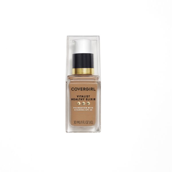 COVERGIRL Vitalist Healthy Elixir Foundation, Golden Tan 757, 1 Ounce (packaging may vary)