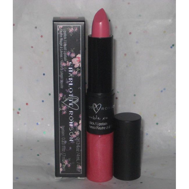 Charlotte Ronson Double XO Lipstick / Liquid Lipstain in Nicky - NIB