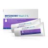 BENZAKNEN Wash 5%, 2 x 100 g, wash gel against pimples and blackheads for light acne on face and body, suitable for more sensitive skin, with BPO (benzoyl peroxide), dermatologically tested