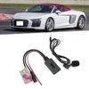 Akozon for RNS-E Bluetooth Adapter, Bluetooth 5.0 Car AUX Cable Adapter with Microphone Replacement For A3 A4 A6 A8 TT R8 RNS-E Headunit