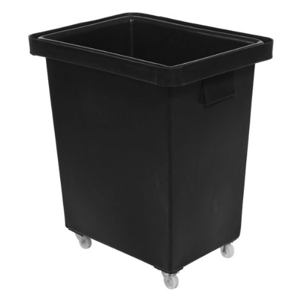 drinkstuff Recycled Bottle Skip 150ltr Black | Bar Truck, Glass Bottle Recycling Bin, Stackable Bottle Skip - Made from Recycled Polymer Plastic